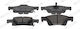Set Für Hintere Disc Bremsbeläge Ferodo Jeep Großer Cherokee Iv 3.0d-6.4 Höhe 50,9mm Breite 140,2mm Dicke 18,3mm