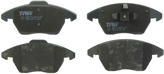 Set plăcuțe de frână față TRW Audi A1 Citroen C4 Peugeot 207 208 Seat Ibiza IV Skoda Citigo 71,4mm 156,4mm 19,0mm