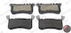 Front Disc Brake Pad Set Ferodo Mercedes A Cla Gla 2.0 Height 92.2mm Width 154.0mm Thickness 16.7mm Wear Sensor Yes