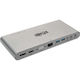 Eaton USB-C Docking Station με HDMI/DisplayPort 4K PD Ethernet και σύνδεση 3 Οθονών Γκρι