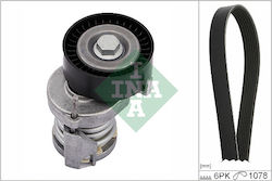Ina V-Belt Transmission Belt Set for Audi A2 Seat Cordoba Ibiza III IV Leon Toledo Skoda Fabia 1.4 1.4LPG 1.6 529010310 Ina V-Belt Transmission Belt Set for Audi A2 Seat Cordoba Ibiza III IV Leon Toledo Skoda Fabia 1.4 1.4LPG 1.6 529010310