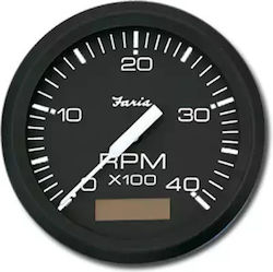 Στροφόμετρο 4000 Rpm Diesel & Ωρόμετρο Μαύρο Faria Στροφόμετρο 4000 Rpm Diesel & Ωρόμετρο Μαύρο Faria