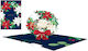 Origamo Greeting Card Pop-up Garland 18.5x14cm Kirigami