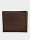 Leather Men's Wallet Classic Brown