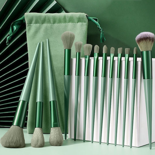 Set with Makeup Brushes for Eye Shadow 13pcs