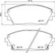 Front Brake Pads Textar Mazda 3 1.8d/2.0h 11.18 Height 55.9mm Width 137.9mm Thickness 15.8mm Wear Sensor Yes