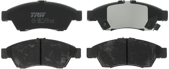 Set Plăcuțe De Frână Partea Din Față Trw Automotive Suzuki Liana 1.3-2.3 07.01 Înălțime 52.6 Mm Lățime 136.5 Mm Grosime 17.0 Mm