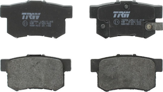 Set Plăcuțe De Frână Auto Partea Din Față Fiat Sedici Honda Civic Vii 1.6-2.0d 02.01 Înălțime 47.4mm Lățime 88.9mm Grosime 15.4mm
