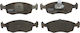 Set Plăcuțe De Frână Auto Partea Din Față Fiat Doblo Palio 1.2 1.6 1.9d 07.97 Înălțime 52.6mm Lățime 151.4mm Grosime 17.8mm