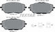 Front Brake Pad Set Textar for Toyota C-HR Corolla 1.2-2.0h Height 60.4mm Width 141.5mm Thickness 18.4mm Wear Sensor Yes