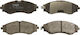 Set Plăcuțe De Frână Auto Partea Din Față Chevrolet Aveo Kalos Epica Evanda 1.6 2.0 2.5 Înălțime 51.5mm Lățime 143.0mm Grosime 18.0mm