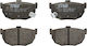 Trw Automotive Rear Brake Pads Set Kia Cerato I Nissan Bluebird Maxima Iii 46.5x85.3x14.0 Mm Wear Sensor Yes