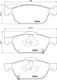 Brembo Front Brake Pad Set Honda Civic Ix X 1.0-2.2d 02.12 Height 57mm Width 156mm Thickness 17mm Wear Sensor Yes