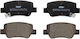 Ferodo Rear Disc Brake Pads Set Toyota Avensis 1.6-2.2d 11.08-10.18 Height 49.9mm Width 109.0mm Thickness 16.2mm