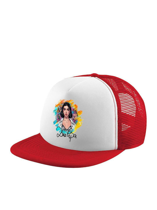 Dua Lipa Trucker Cap Red