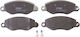 Front Brake Pads Set Trw Ford Transit 2.0d/2.4d 01.00-05.06 Caliper Bolt Supplements Height 64.2mm Width 168.5mm Thickness 18.4mm