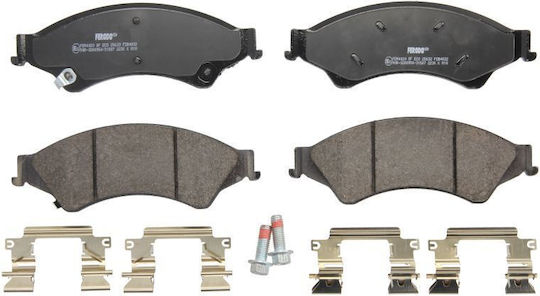 Front Brake Pads Set Ford Ranger 2.0d-3.2d 04.11 Ferodo Height 68.1 Mm Width 194.1 Mm Thickness 16.5 Mm
