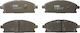 Trw Front Brake Pad Set Nissan X-trail I 2.0 2.2d 2.5 06.01-01.13 Height 56 Mm Width 159 Mm Thickness 16.5 Mm
