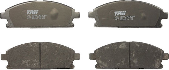 Trw Front Brake Pad Set Nissan X-trail I 2.0 2.2d 2.5 06.01-01.13 Height 56 Mm Width 159 Mm Thickness 16.5 Mm