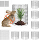 VEVOR 6 Pack Plant Protector from Animals 12.6'' Diameter x 14'' H Metal Plant Cage
