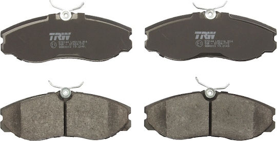 Set Plăcuțe De Frână Partea Din Față Nissan Serena Terrano Ii Înălțime 55.6mm Lățime 145mm Grosime 16.3mm