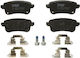Trw Rear Brake Pads Set Renault Grand Scenic Iii Scenic Iii 1.2-2.0d 02.09 Height 45.6mm Width 106.5mm Thickness 16.0mm