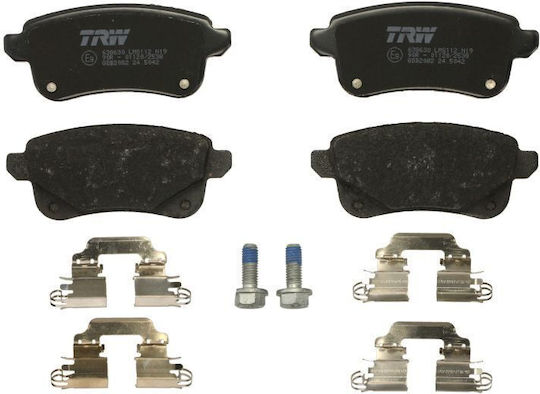 Trw Rear Brake Pads Set Renault Grand Scenic Iii Scenic Iii 1.2-2.0d 02.09 Height 45.6mm Width 106.5mm Thickness 16.0mm