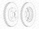 Set Ventilated Brake Discs Front Right Left 255mm Toyota Corolla Verso 1.4 1.4d 1.6 08.01-03.09 4 Holes 103nm Minimum Thickness 23mm