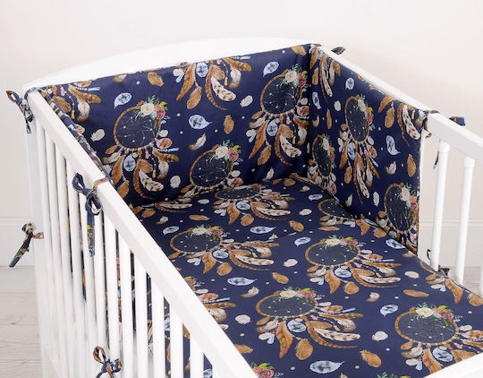 Bobono Kinderbettbezug Navy 90x120cm