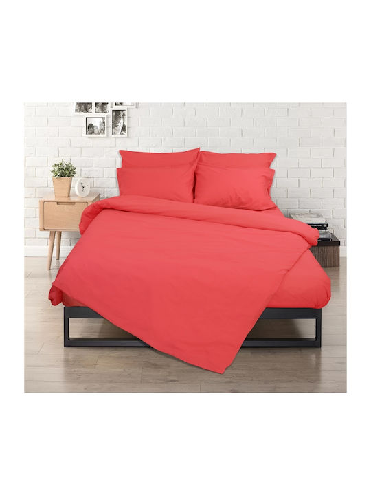 Flamingo Sheet for Single Bed 170x260cm. Rainbow Coral
