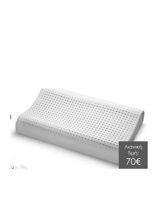 Linea Strom Μαξιλάρι Ύπνου Latex Ανατομικό 72x42x12cm
