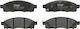 Set Plăcuțe De Frână Auto Fata Trw Automotive Înălțime 50,5mm Lățime 155,4mm Grosime 17,0mm Nissan Nv200/Evalia 1.5d/1.6 02.10