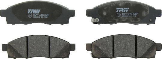 Set Plăcuțe De Frână Auto Fata Trw Automotive Înălțime 50,5mm Lățime 155,4mm Grosime 17,0mm Nissan Nv200/Evalia 1.5d/1.6 02.10