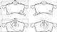 Front Brake Pads Set Brembo Opel Adam Corsa D E 1.0-1.6 05.07 Height 70mm Width 155mm Thickness 20mm Wear Sensor Yes