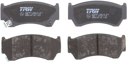 Set Plăcuțe De Frână Partea Din Față Nissan Almera I Patrula Gr V 1.4-4.8 09.95 Înălțime 48.0mm Lățime 108.5mm Grosime 16.0mm