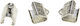 Acrylic Stopper Silver 0.5cm 100pcs Nu2011 Nv-5...