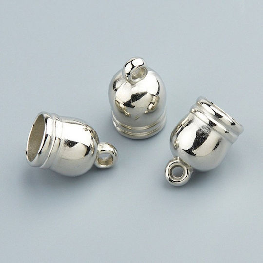 Acrylstopper Silber 10mm 100 Stück Nu2001-10 Nv-51-02001-10-silber