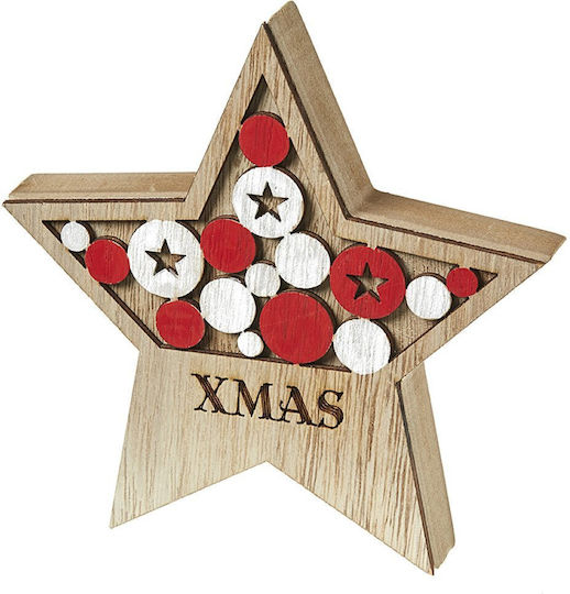 Holzstern für Tisch 15cm Zl62258 Nv-25-00071-62258