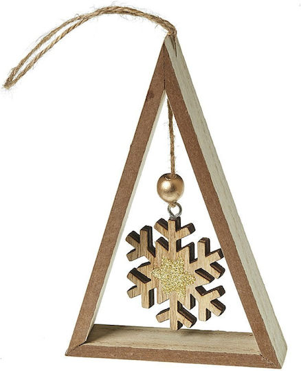 Schneeflocke aus Holz für Tischplatte 14cm Zl62404b Nv-25-00071-624041