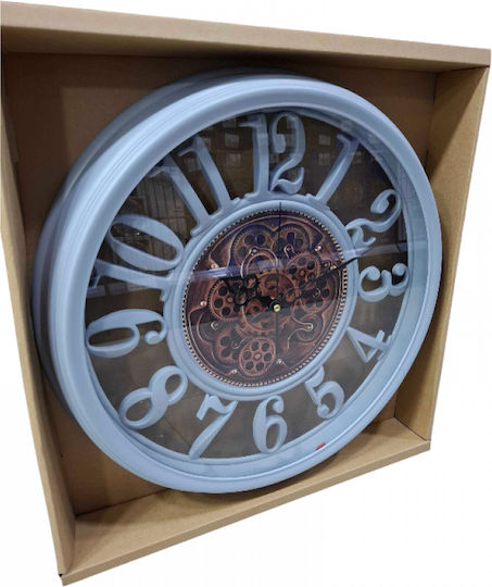 Wanduhr Kunststoff Gray Ø35cm