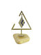 Marhome de birou Amulet Rodie Auriu din Metal 12cm 1buc