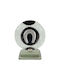 Marhome Tabletop Lucky Charm Horseshoe Silver made of Glass 12cm 1pcs