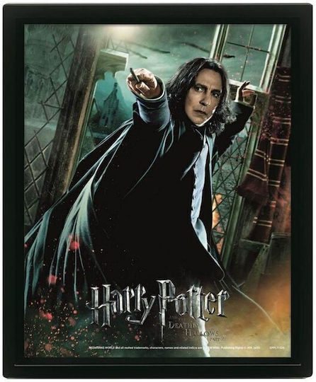 Pyramid International Harry Potter (deathly Hallows Snape) Rahmen auf Leinwand 26x4cm