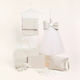 Handmade Baptism Set for Girl Theme Small Daisies 11pcs 331424 Ntampoudis Ntm-331424