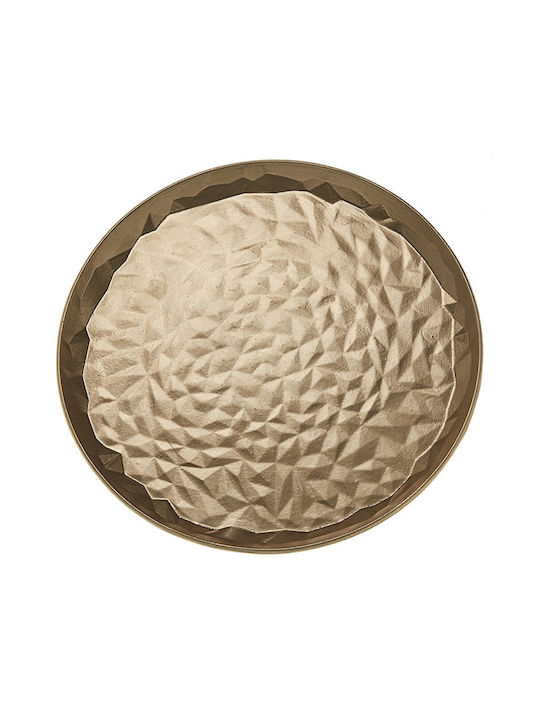 Nuova Vita Wooden Round Decorative Tray