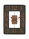 Etoile Wanduhr Braun 45x60cm
