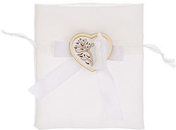 Handmade Wedding Favor Pouch Ivory Embossed Couple 12cm X 10cm Mp55486 Georgiou Sg-mp55486