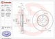 Front Brake Disc Right Left Brembo Ford Ecosport 1.0 1.5 1.5d 10.12 Diameter 278mm Thickness 25mm 4 Ventilated Holes Internal