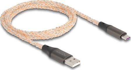 DeLock USB 2.0 Kabel USB-C männlich - USB-A 1m (88164)