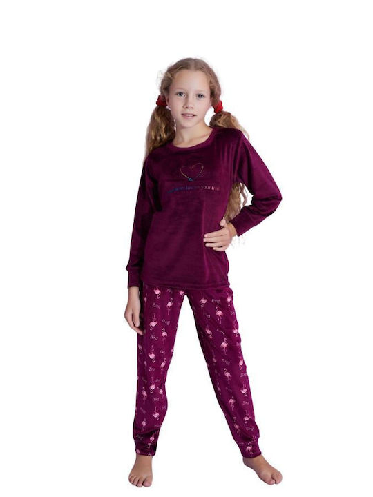 Tarik Pijama pentru copii De iarnă Bordeaux